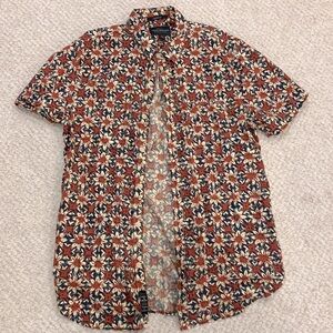 Floral button-down shirt